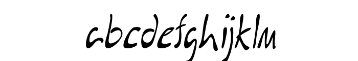 Quintero-CondensedItalic Font LOWERCASE
