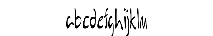 Quintero-ExtracondensedRegular Font LOWERCASE