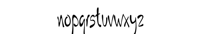 Quintero-ExtracondensedRegular Font LOWERCASE