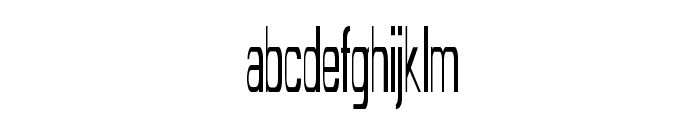 Quipple-ExtracondensedRegular Font LOWERCASE