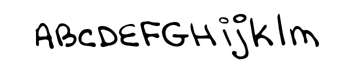 Quirk Regular Font LOWERCASE