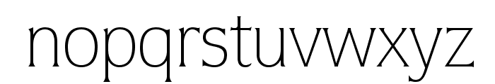 QuorumStd-Light Font LOWERCASE