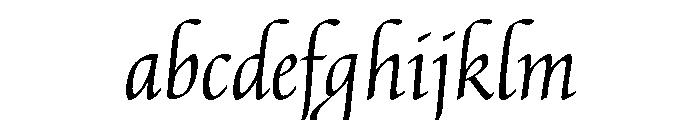 Quatern Book Chancery Italic FONT