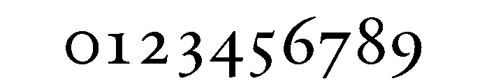 Quatern Book Font OTHER CHARS