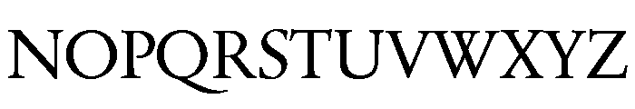 Quatern Book Font UPPERCASE