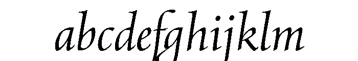 Quatern Medium Italic FONT