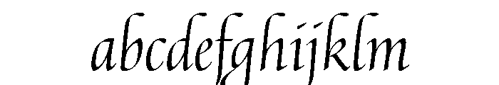 Quatern Regular Italic FONT