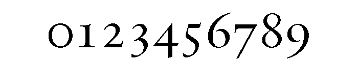Quatern Regular Font OTHER CHARS
