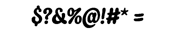 Quayside Regular Font OTHER CHARS