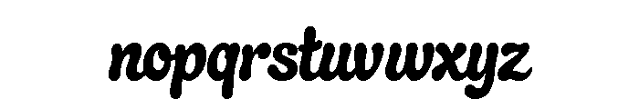 Quayside Regular Font LOWERCASE