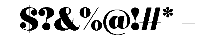 Quiche Display Black Font OTHER CHARS