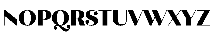 Quiche Display Black Font UPPERCASE