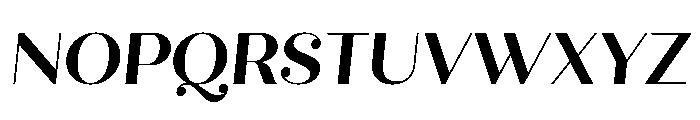 Quiche Display Bold Italic Font UPPERCASE