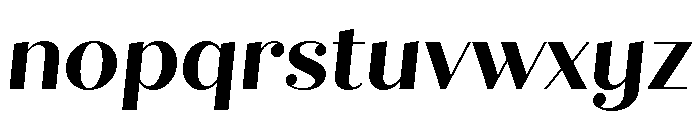 Quiche Display Bold Italic Font LOWERCASE
