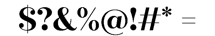 Quiche Display Bold Font OTHER CHARS