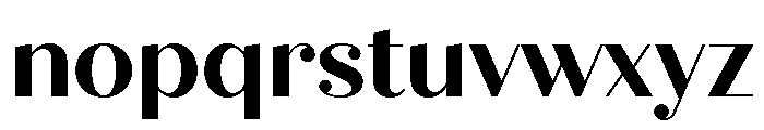 Quiche Display Bold Font LOWERCASE