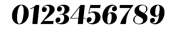 Quiche Display Extra Bold Italic Font OTHER CHARS