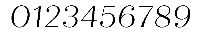 Quiche Display Light Italic Font OTHER CHARS