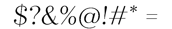 Quiche Display Light Italic Font OTHER CHARS