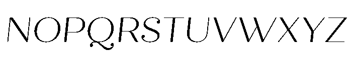Quiche Display Light Italic Font UPPERCASE