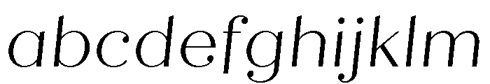 Quiche Display Light Italic FONT