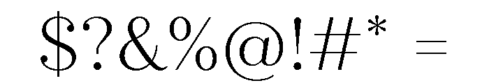 Quiche Display Light Font OTHER CHARS