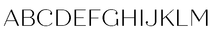 Quiche Display Light Font UPPERCASE