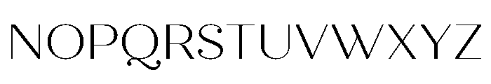 Quiche Display Light Font UPPERCASE