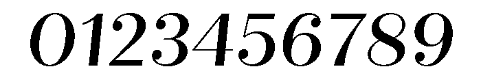 Quiche Display Medium Italic Font OTHER CHARS