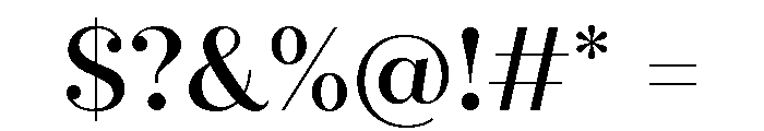 Quiche Display Medium Font OTHER CHARS