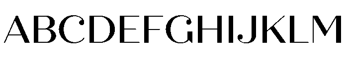 Quiche Display Medium Font UPPERCASE