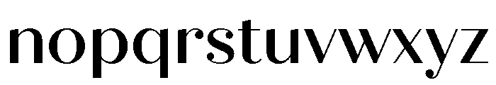 Quiche Display Medium Font LOWERCASE