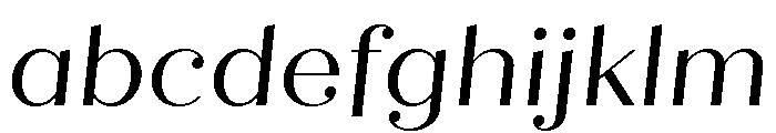 Quiche Display Regular Italic FONT