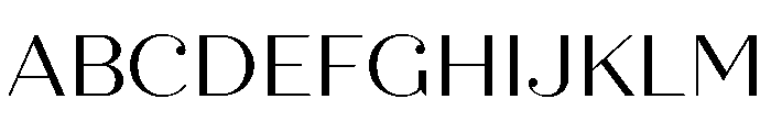 Quiche Display Regular Font UPPERCASE