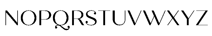 Quiche Display Regular Font UPPERCASE