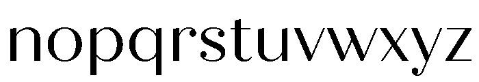 Quiche Display Regular Font LOWERCASE