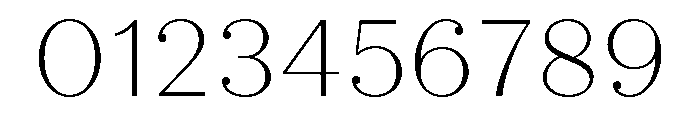 Quiche Display Thin Font OTHER CHARS