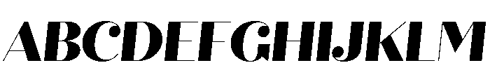 Quiche Fine Black Italic Font UPPERCASE
