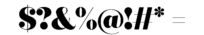 Quiche Fine Black Font OTHER CHARS