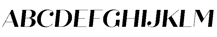 Quiche Fine Bold Italic Font UPPERCASE