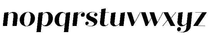 Quiche Fine Bold Italic Font LOWERCASE