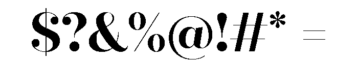 Quiche Fine Bold Font OTHER CHARS