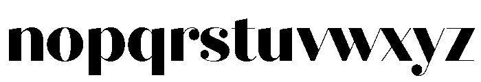 Quiche Fine Extra Bold Font LOWERCASE