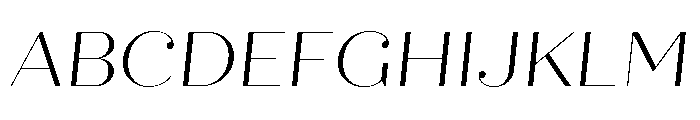 Quiche Fine Light Italic Font UPPERCASE