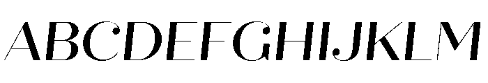Quiche Fine Medium Italic Font UPPERCASE