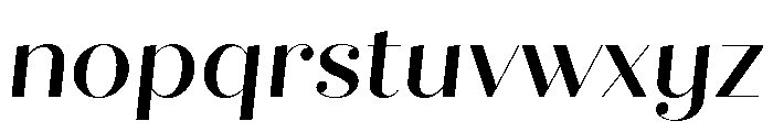 Quiche Fine Medium Italic Font LOWERCASE