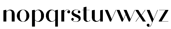 Quiche Fine Medium Font LOWERCASE