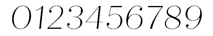 Quiche Fine Thin Italic Font OTHER CHARS