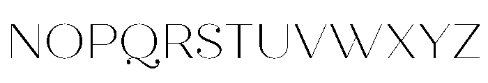 Quiche Fine Thin Font UPPERCASE