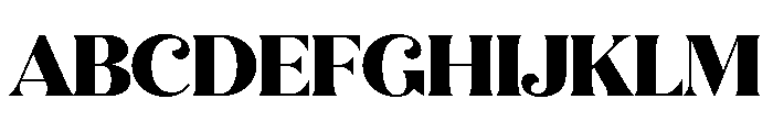Quiche Flare Black Font UPPERCASE
